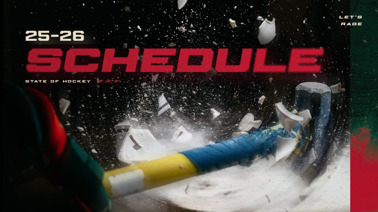 Minnesota Wild Announces 2025-26 Regular Season Schedule