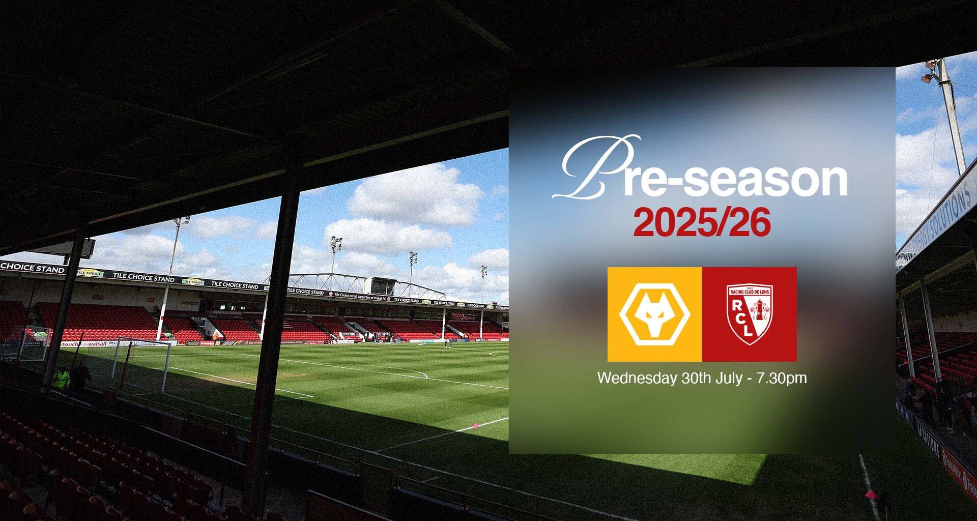 Watch RC Lens friendly on Wolves TV | Men's First-Team | News