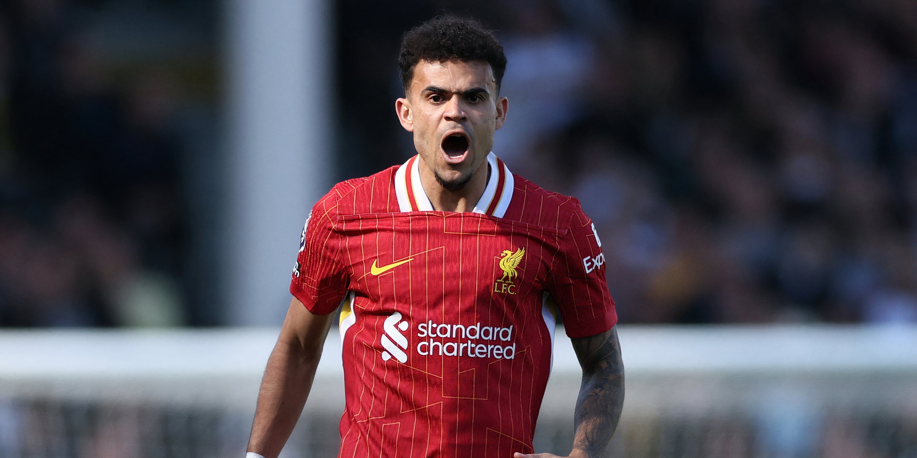 Liverpool forward Luis Diaz