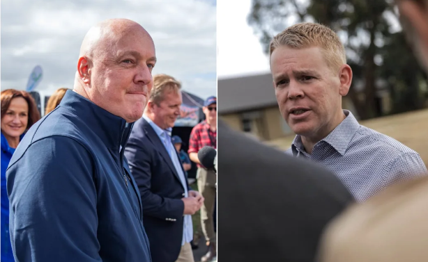 Luxon snaps back at 'frickin' Hipkins' over FamilyBoost