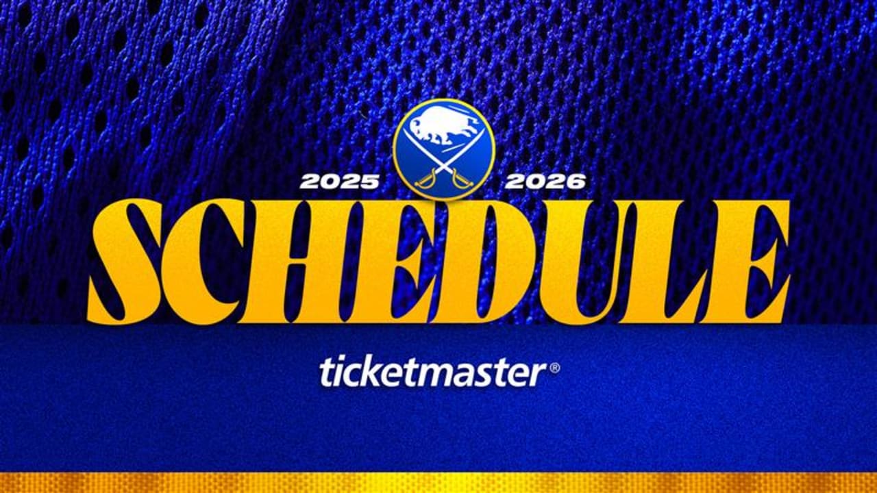 Sabres announce 2025-26 regular season schedule