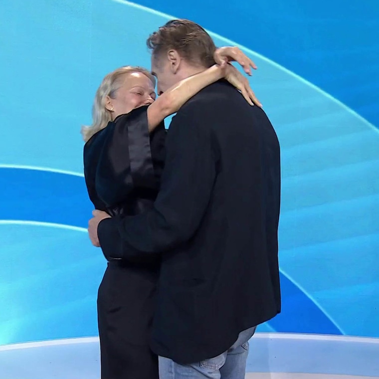 Pamela Anderson and Liam Neeson on TODAY.