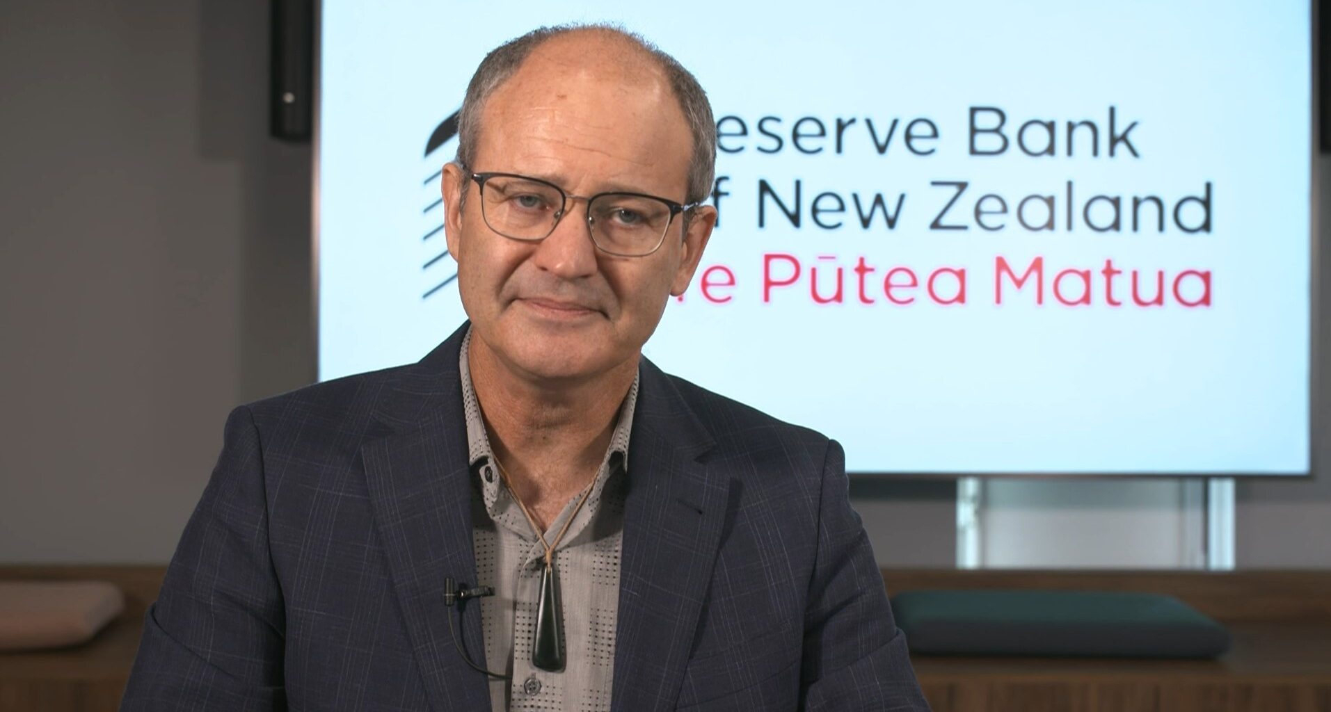 RBNZ chief economist Paul Conway gives a speech in January 2024