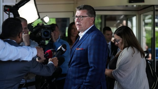 Scott Moe arrives at premiers' summit warning some U.S. tariffs are Canada's 'reality'