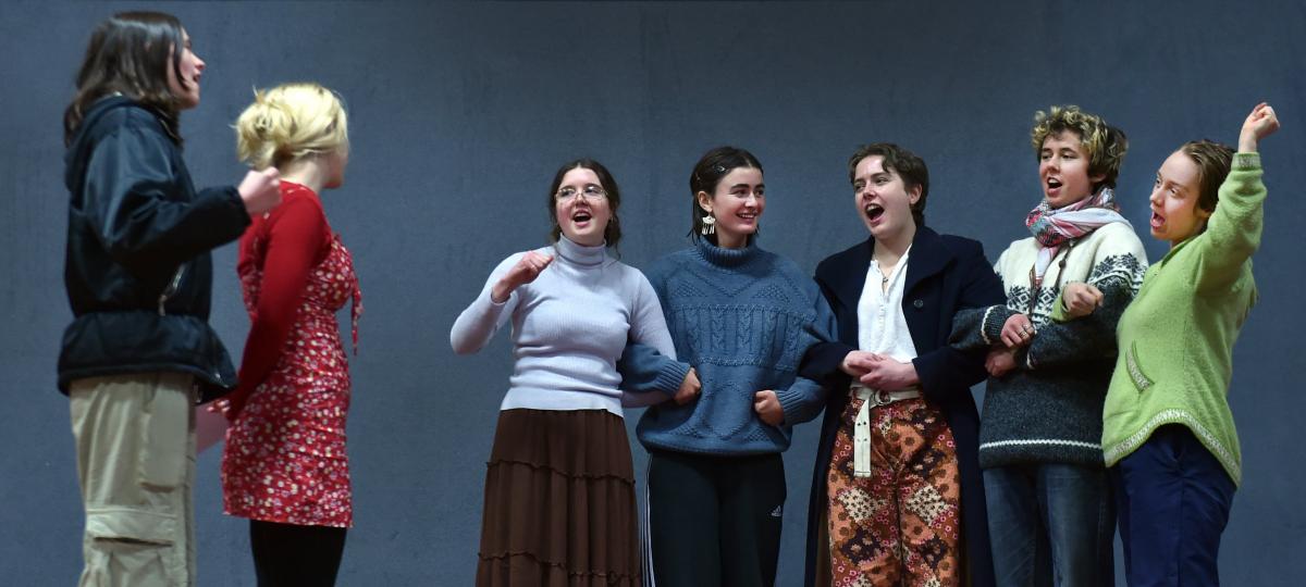 Event teaches students how to protest