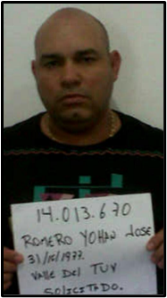 lieutenant, Yohan Jose Romero (a.k.a. “Johan Petrica”)