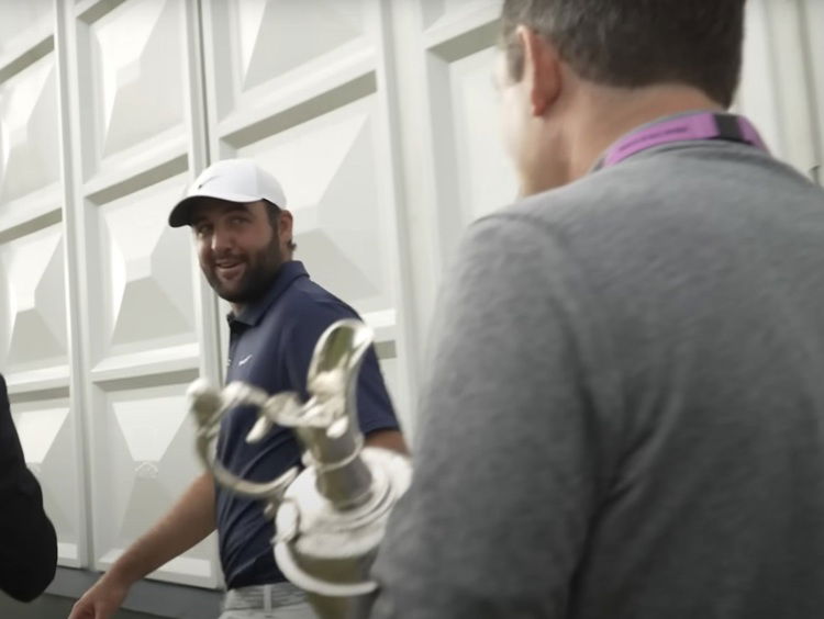Scottie Scheffler laughs as manager fires cheap shot at Rory McIlroy after The Open