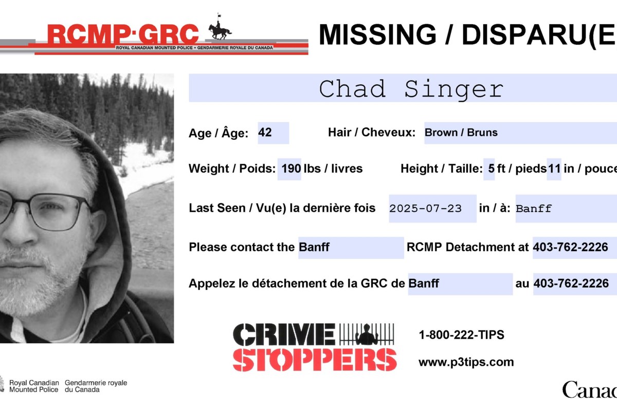 Search for missing hiker in Banff National Park, Kananaskis Country