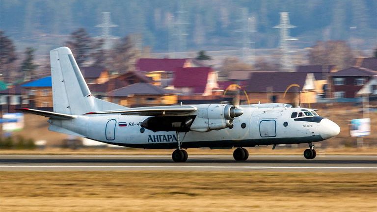 An An-24 aircraft of Angara Airlines takes off from the airport of Irkutsk, Russia.
File pic: Reuters