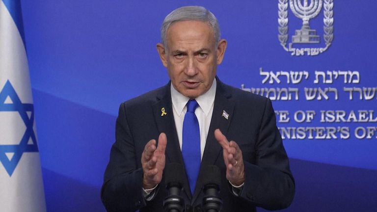 Benjamin Netanyahu announces strikes against Iran