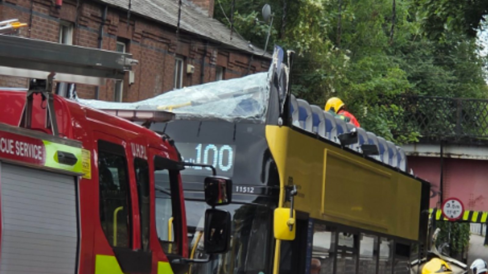 Manchester bus crash