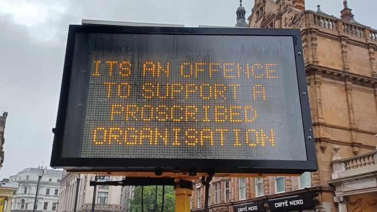 Supporting Palestine Action is an offence punishable by up to 14 years in prison. 