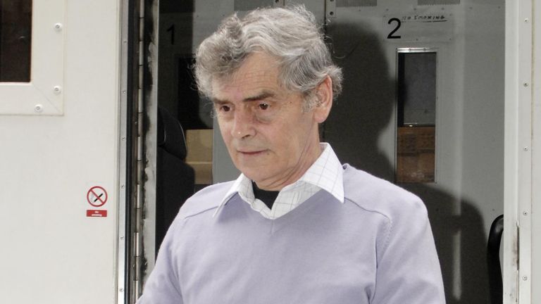 Peter Tobin is lead into Edinburgh High Court in 2007.