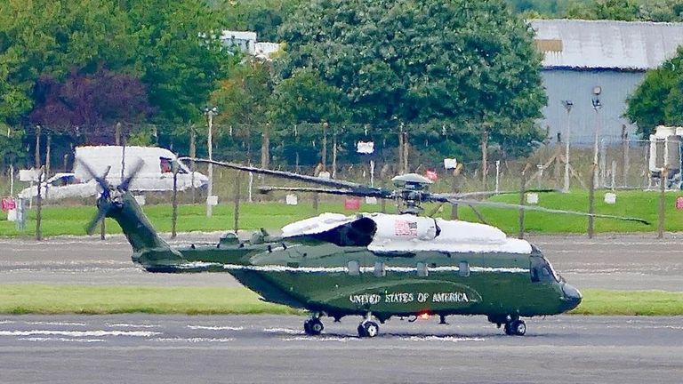 Marine One helicopter