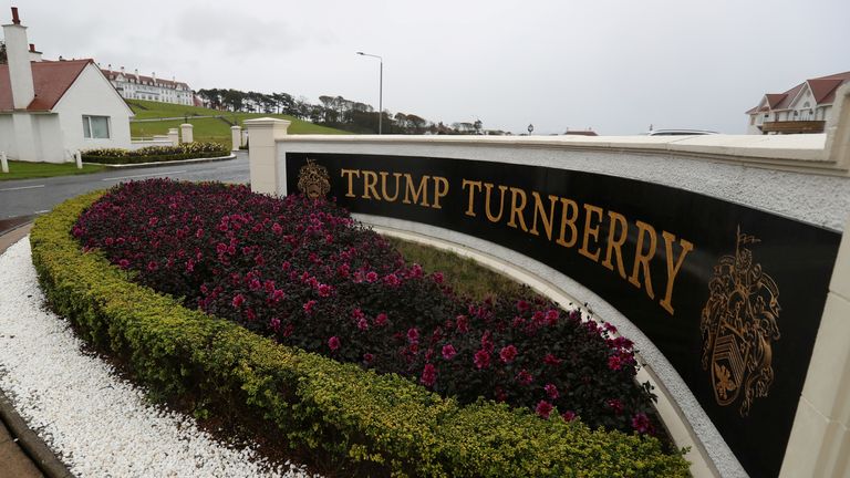A view of the hotel at the Trump Turnberry Golf Resort. File pic: Reuters