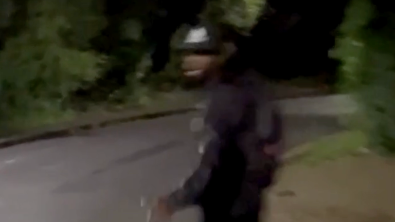 Yostin Mosquera ran off after passersby noticed the suitcases were leaking blood. Pic: Met Police 