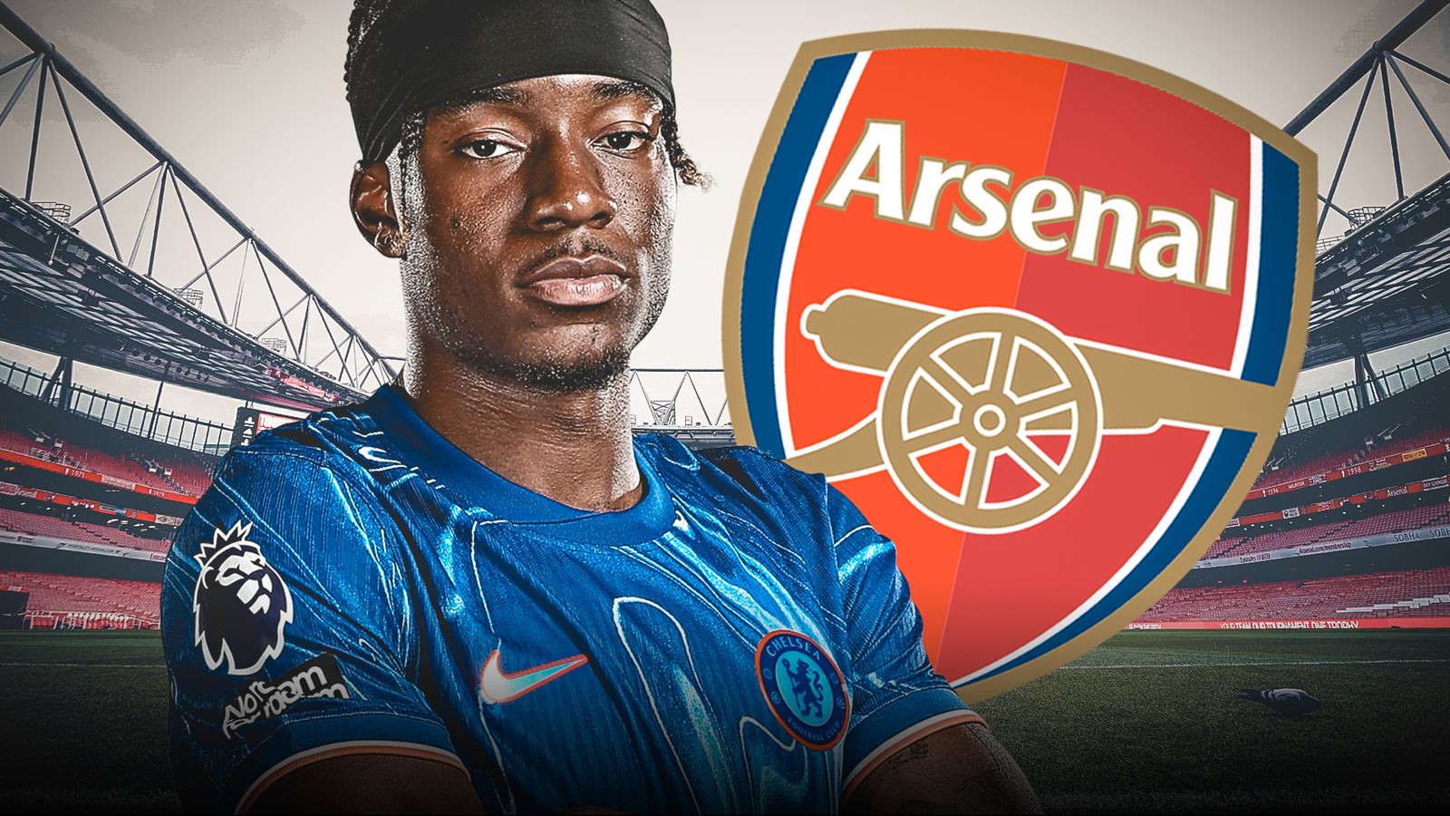 Noni Madueke has completed his move from Chelsea to Arsenal