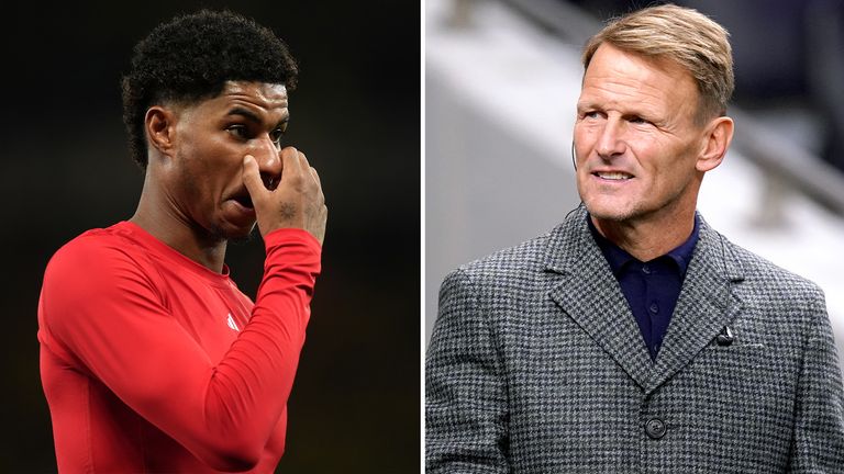 Teddy Sherringham discusses Marcus Rashford's future.