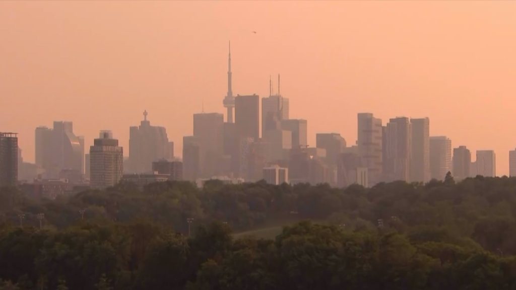 Toronto under special air quality statement due to Prairie wildfire smoke