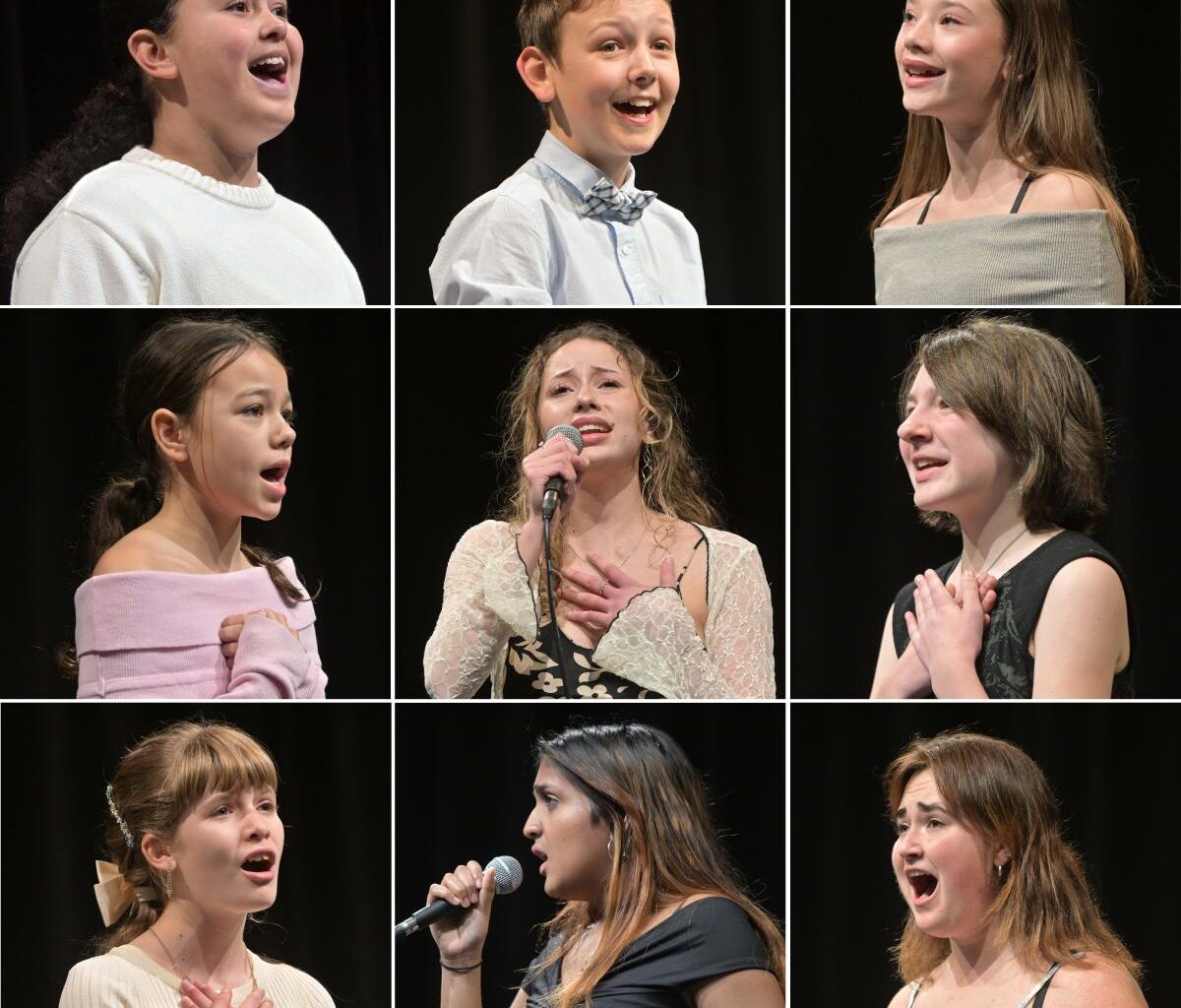 Young competitors fine-tune confidence on stage