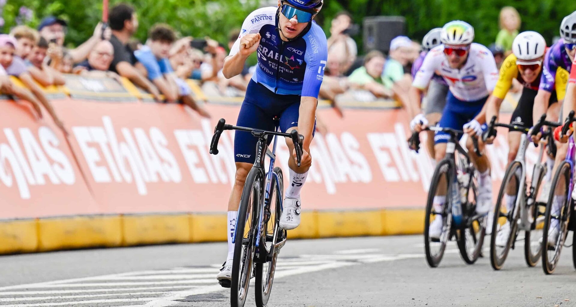 Corbin Strong wins as IPT dominates Tour de Wallonie opener