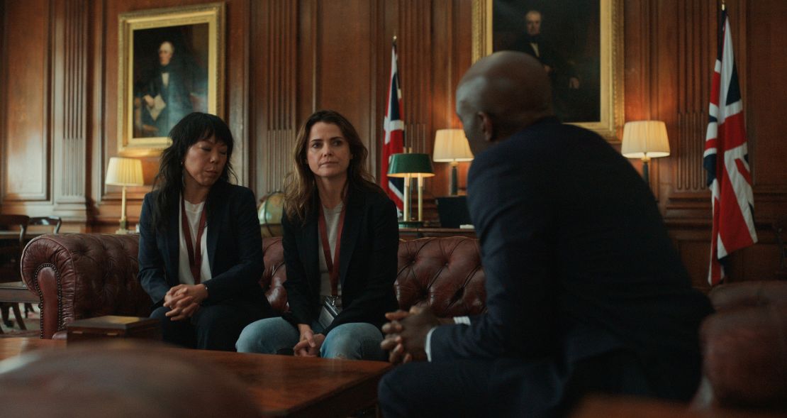 Ali Ahn as Eidra Park, Keri Russell as Kate Wyler, David Gyasi as Austin Dennison in 