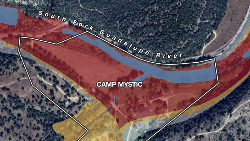 Children’s camps in Texas were located in areas known to be at high risk of flooding