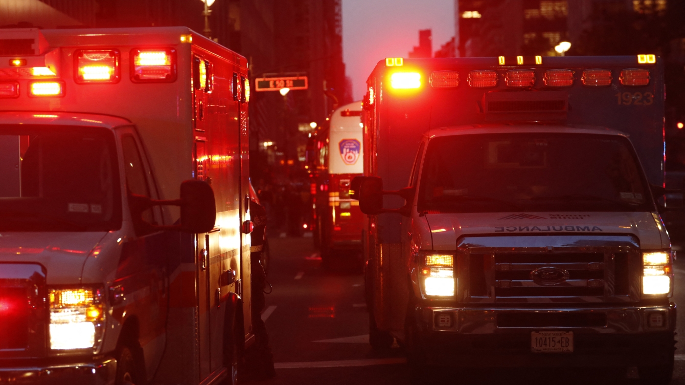 NYPD officer killed in shooting; Starvation in Gaza : NPR