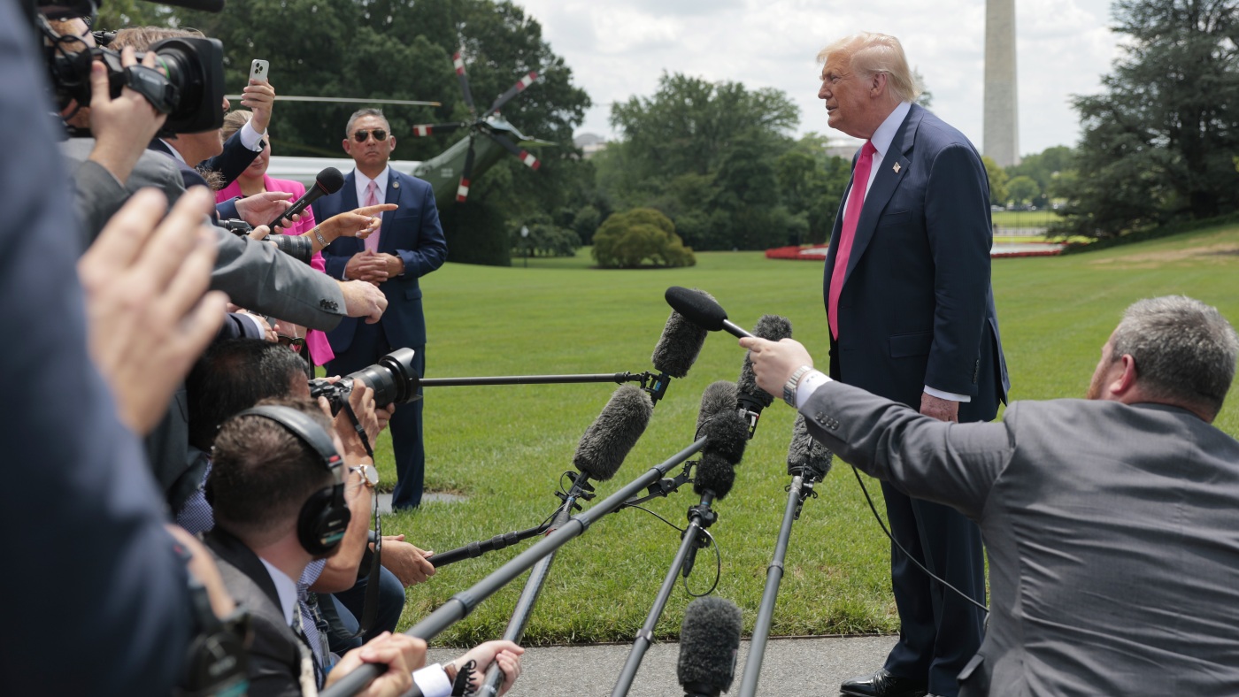 As Republicans call for transparency into Epstein probe, Trump lashes out : NPR