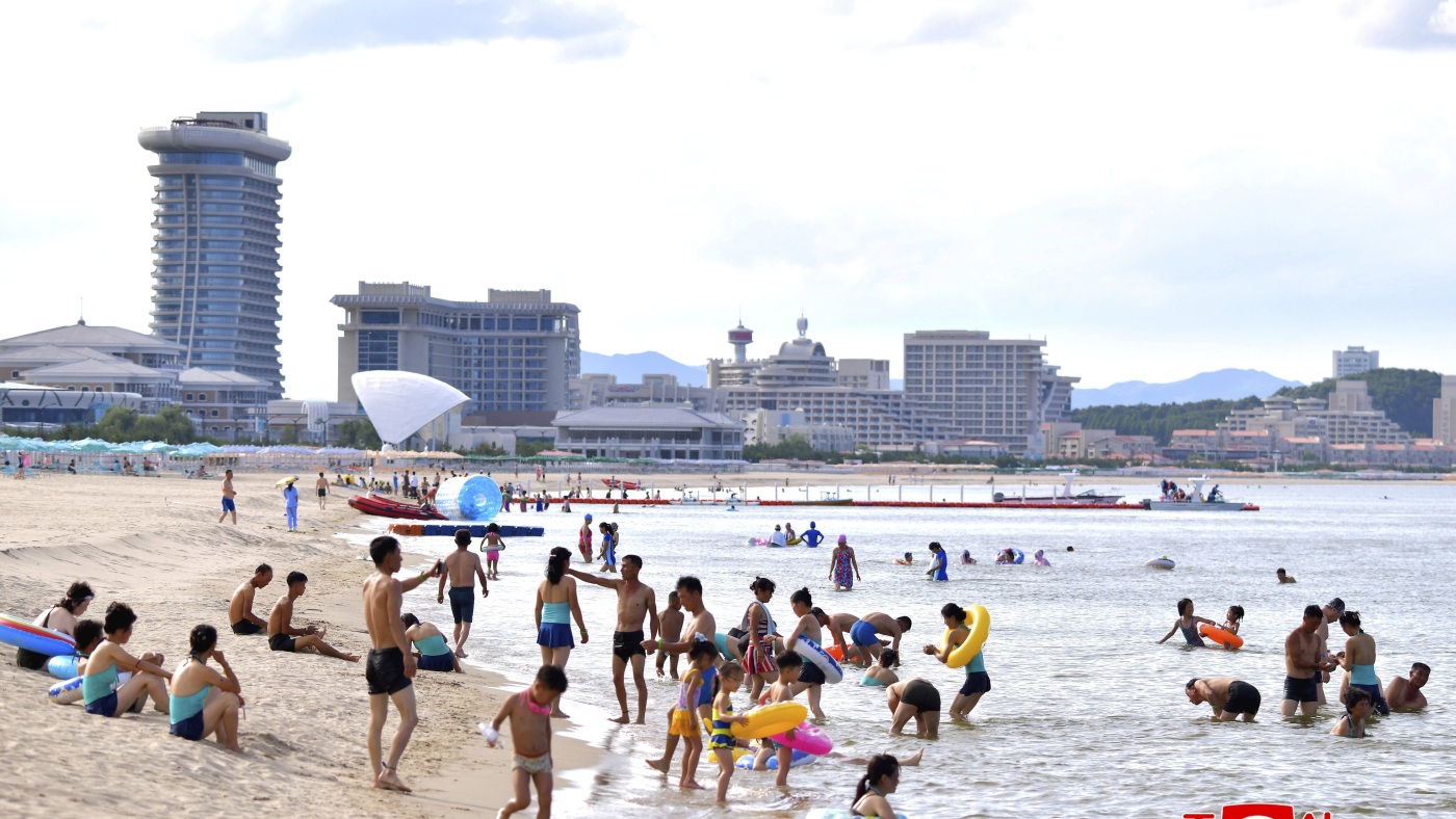 North Korea opens beach resort in tourism push : NPR