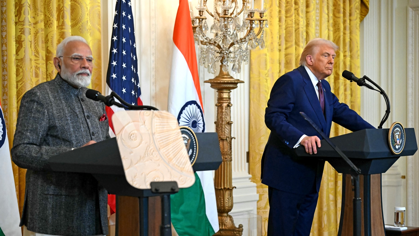 Trump says U.S. will impose 25% tariffs on India : NPR