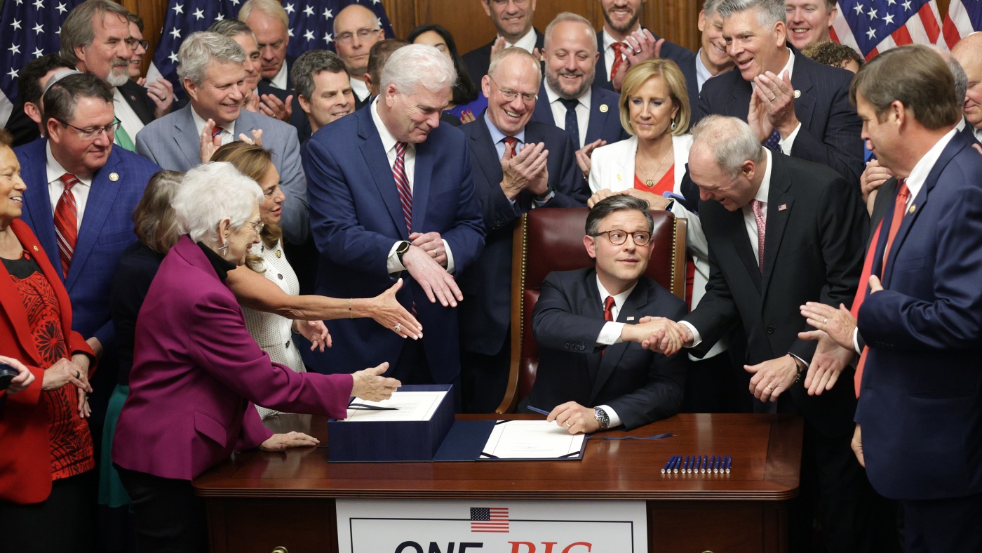 DNC chair on Democrats strategy post-Trump tax bill : NPR