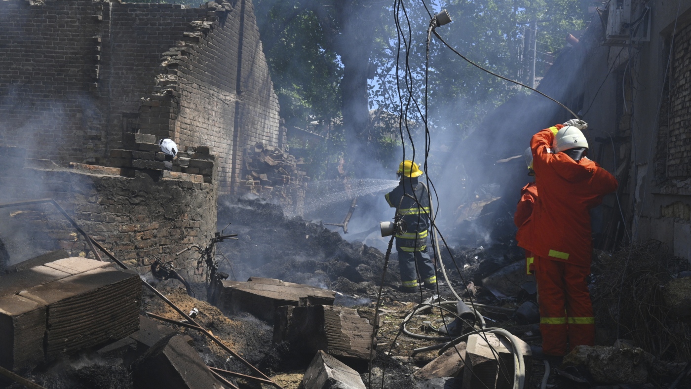 Russia, Ukraine hold a third round of ceasefire talks : NPR