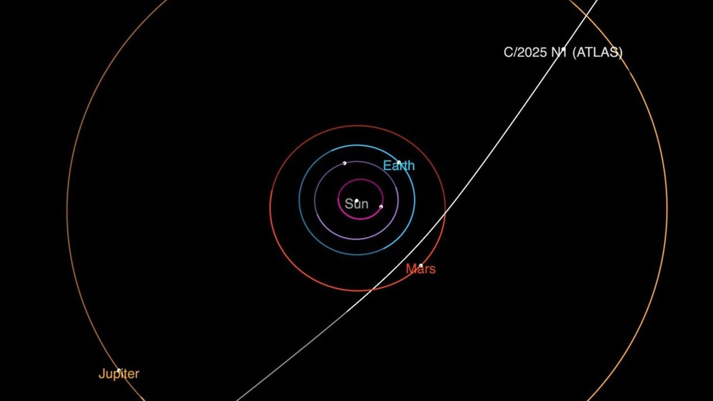 NASA spots a new comet flying in from a distant star system : NPR