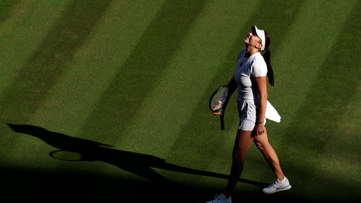 Amanda Anisimova stopped playing in 2023. Now she may win Wimbledon : NPR