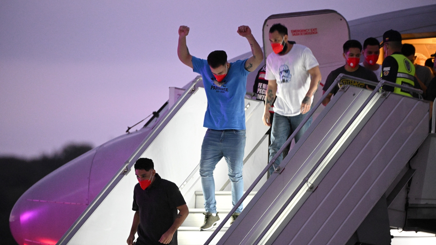 10 Americans freed by Venezuela in prisoner exchange for deportees : NPR