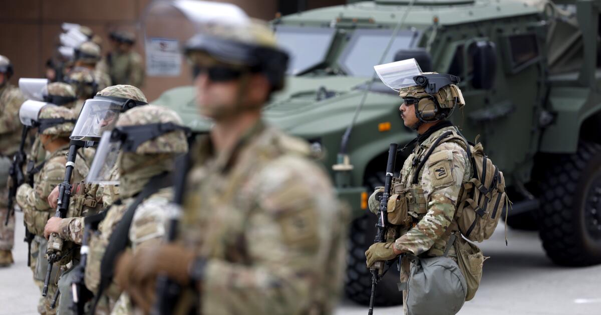 Trump officials to send home 2,000 National Guard troops in L.A.