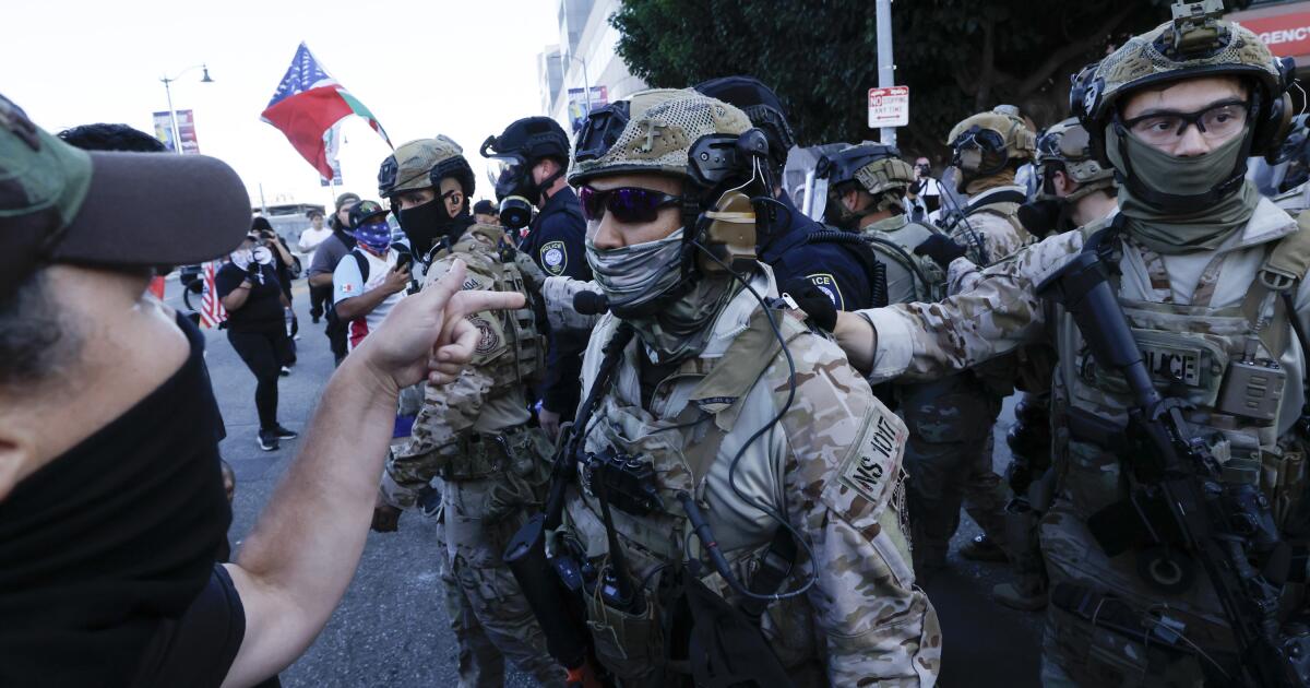 Photos: July Fourth Protests in Los Angeles