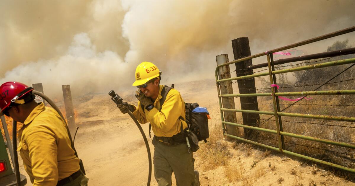 Madre fire spreads to 70,800 acres in rural San Luis Obispo County