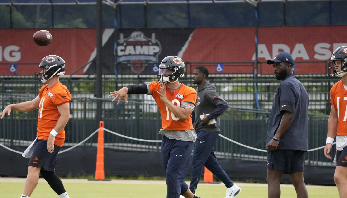 Bears' practice gets jolt from Caleb Williams-Rome Odunze connection