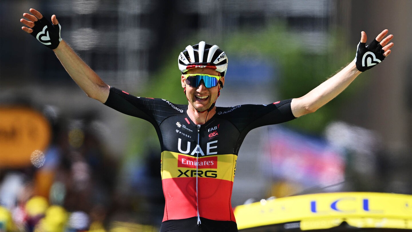 Wellens wins Tour de France 15th stage, teammate Pogačar maintains grip on yellow jersey