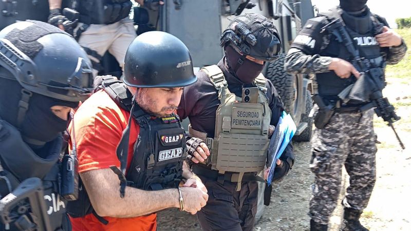 Ecuador’s most notorious drug kingpin ‘Fito’ has been extradited to the US