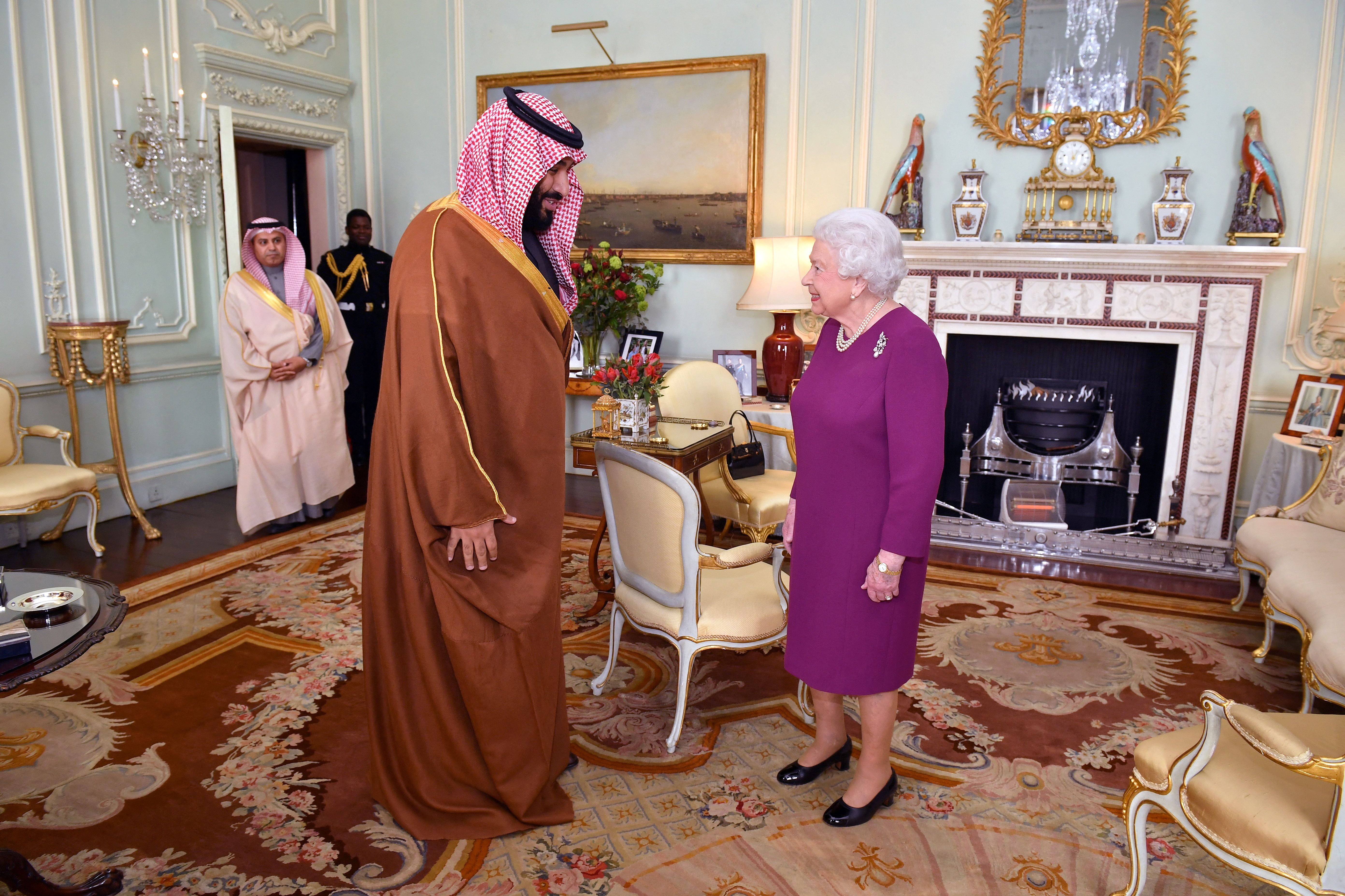TOPSHOT-BRITAIN-SAUDI-DIPLOMACY