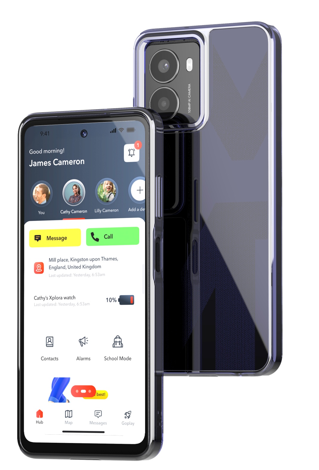HMD Fusion X1 kids' smartphone.