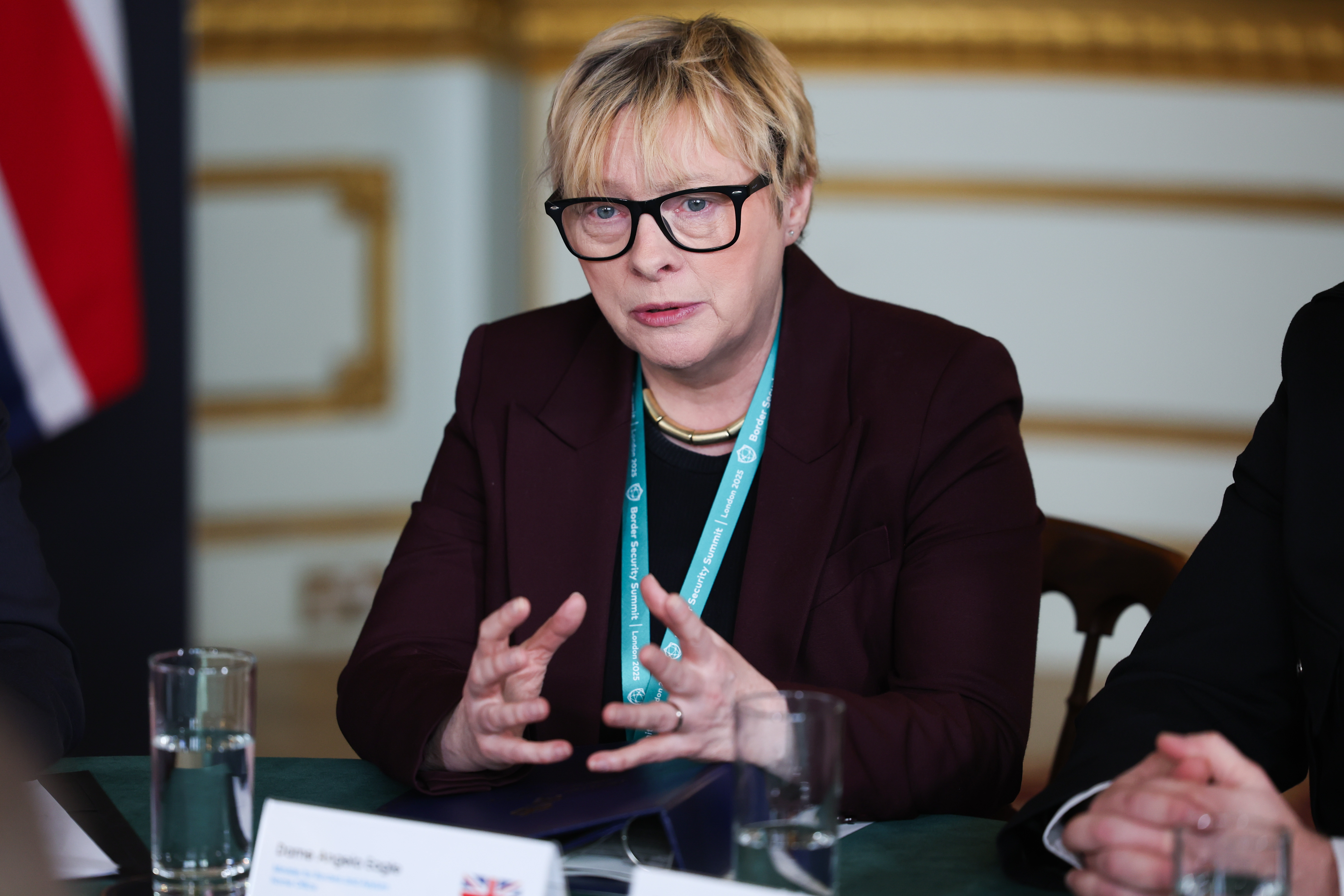 Angela Eagle, UK borders and asylum minister, at the Border Security Summit.