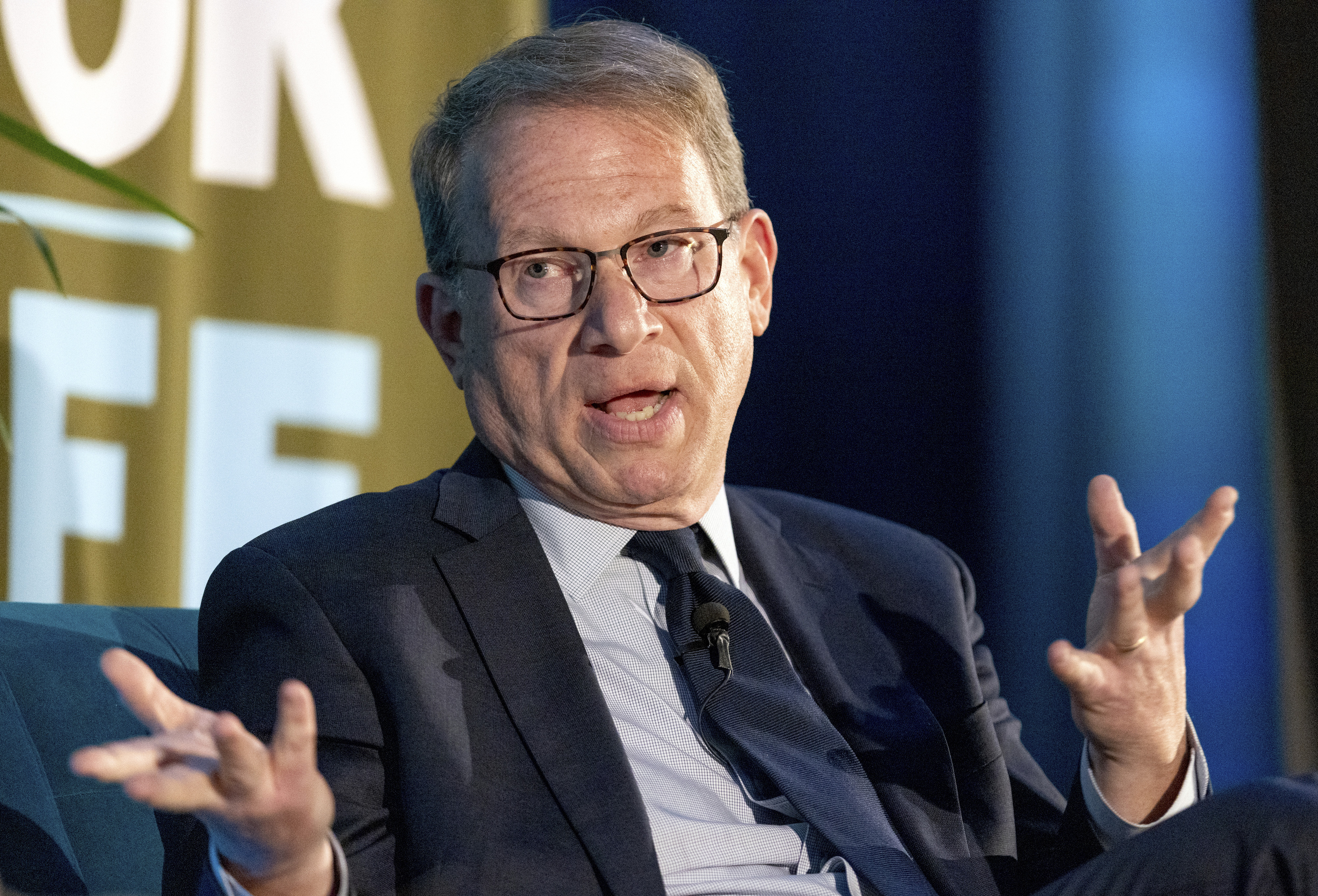 Jeffrey Goldberg, editor-in-chief of The Atlantic, speaking at the New Orleans Book Festival.
