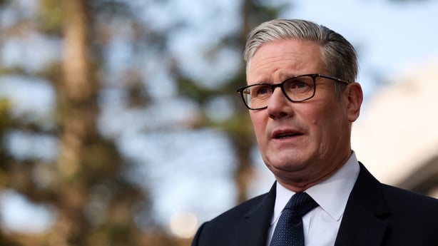 KANANASKIS, CANADA - JUNE 15: British Prime Minister, Keir Starmer speaks to the media during the G7 Leaders Summit on June 15, 2025 in Kananaskis, Canada. Keir Starmer is attending his first G7 leaders' summit, where issues on the table for discussion are the escalating conflict in the Middle East,