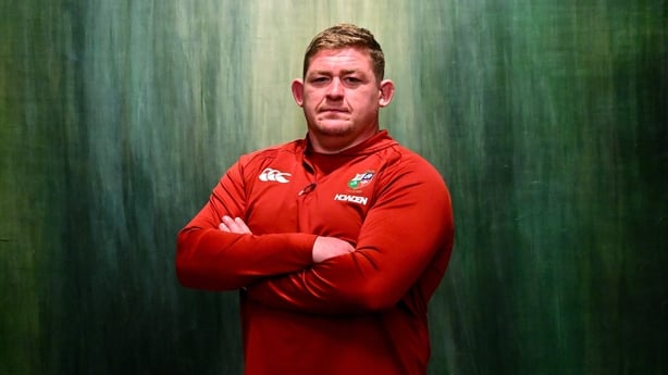 31 July 2025; Tadhg Furlong poses for a portrait after a British & Irish Lions squad media conference at the Intercontinental Hotel in Sydney, Australia. Photo by Brendan Moran/Sportsfile