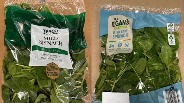 Tesco and Egans products that have been recalled by the FSAI