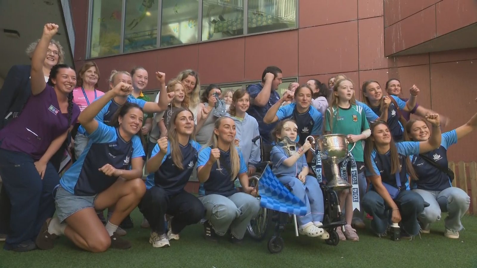 All-Ireland winning Dubs visit CHI ahead of homecoming